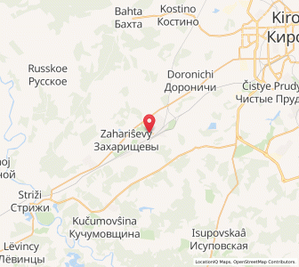 Map of Lyangasovo, Kirov Oblast