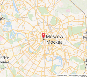 Map of Moskau, Moscow