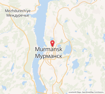 Karte von Murmansk