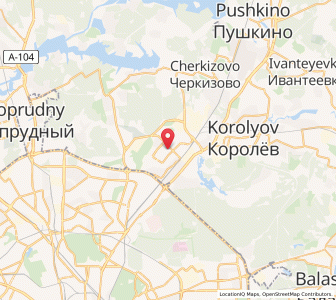 Map of Mytischtschi, Moscow Oblast