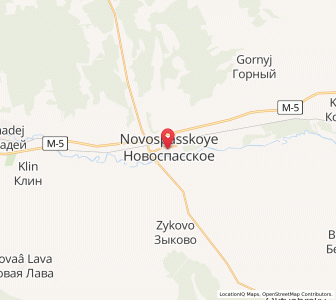 Map of Novospasskoye, Ulyanovsk