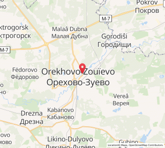 Map of Orechowo-Sujewo, Moscow Oblast