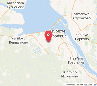 Map of Pervomayskiy, Nizhny Novgorod Oblast