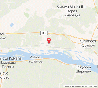 Map of Pribrezhnyy, Samara Oblast