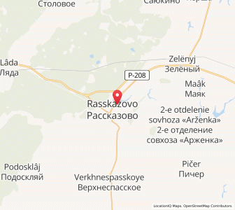 Map of Rasskasowo, Tambov Oblast