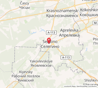 Map of Selyatino, Moscow Oblast