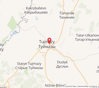 Map of Tuimasy, Bashkortostan Republic