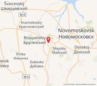 Map of Uslowaja, Tula Oblast