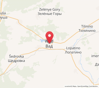 Map of Wad, Nizhny Novgorod Oblast