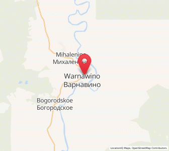 Map of Varnavino, Nizhny Novgorod Oblast