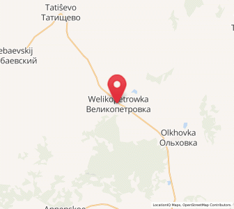 Map of Welikopetrowka, Chelyabinsk