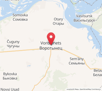 Map of Worotynez, Nizhny Novgorod Oblast