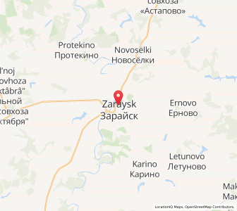 Map of Zaraysk, Moscow Oblast