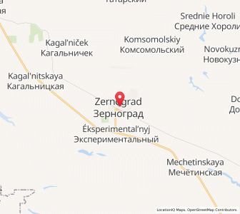 Map of Sernograd, Rostov
