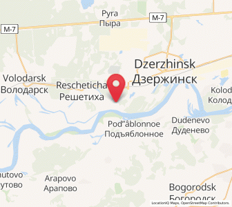 Map of Zhelnino, Nizhny Novgorod Oblast