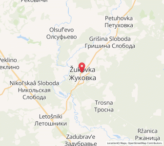 Map of Schukowka, Bryansk Oblast