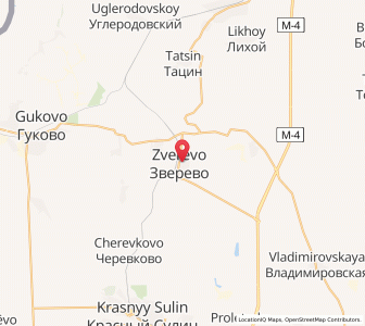 Map of Swerewo, Rostov
