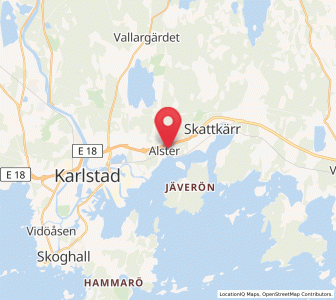 Map of Alster, Värmland