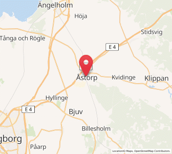 Map of Åstorp, Skåne