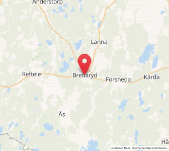 Map of Bredaryd, Jönköping