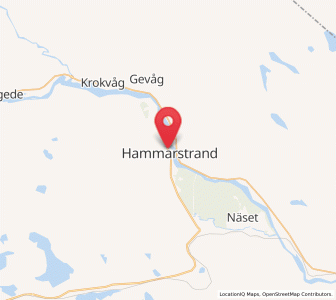 Map of Hammarstrand, Jämtland
