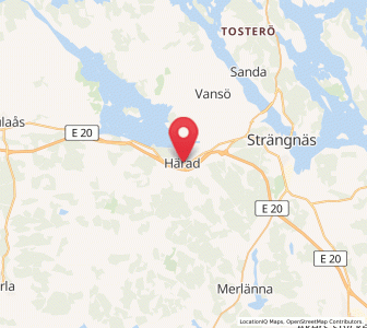 Map of Härad, Södermanland