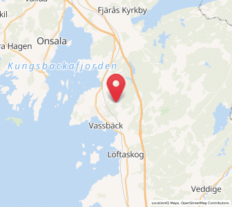 Map of Kläppa, Halland