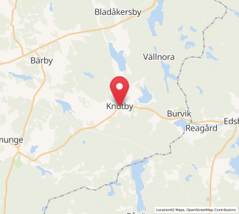 Map of Knutby, Uppsala