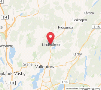 Map of Lindholmen, Stockholm