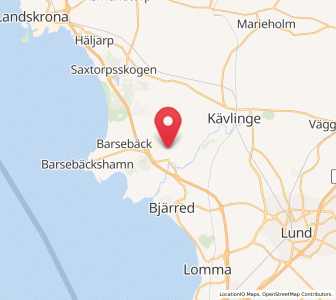 Map of Löddeköpinge, Skåne