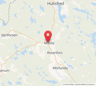 Map of Målilla, Kalmar