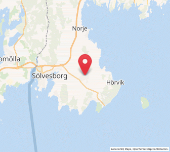 Map of Mjällby, Blekinge