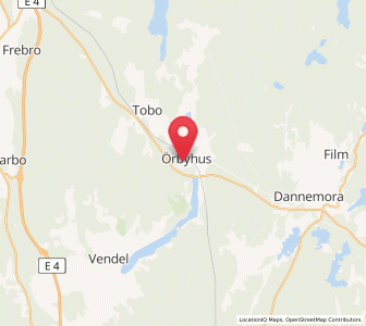 Map of Örbyhus, Uppsala