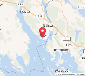 Map of Råby, Uppsala
