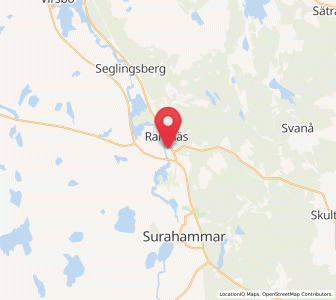 Map of Ramnäs, Västmanland