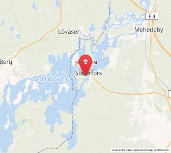 Map of Söderfors, Uppsala