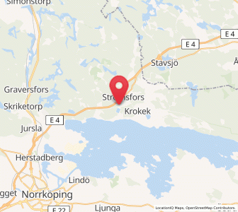 Map of Strömsfors, Östergötland