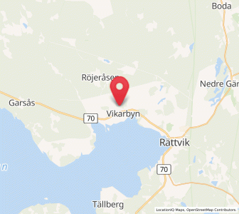Map of Vikarbyn, Dalarna