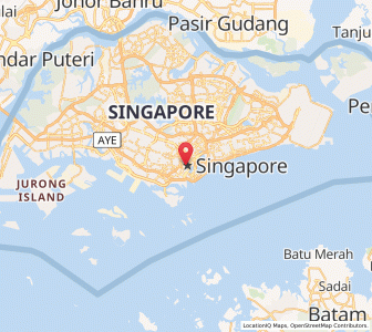 Karte von Singapur, Central Region