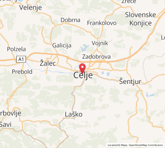 Map of Cilli, Celje
