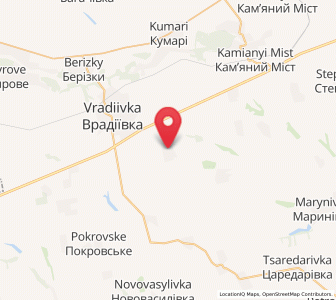 Map of Adamivka, Mykolaiv