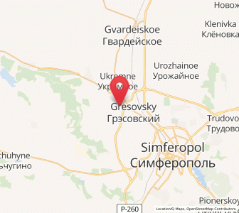Map of Aeroflotskiy, Crimea