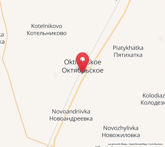 Map of Amurskoye, Crimea