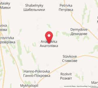 Map of Anatolivka, Odessa