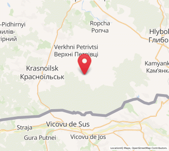 Map of Arshytsya, Chernivtsi