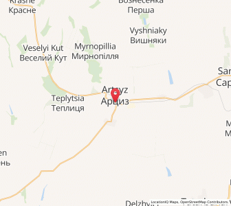 Map of Alt-Arzis, Odessa