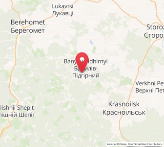 Map of Moldauisch Banilla, Chernivtsi