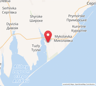 Map of Basyrjamka, Odessa