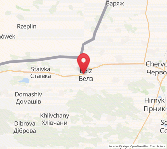 Map of Bels, Lviv