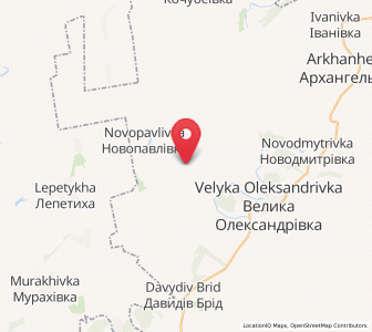 Map of Bila Krynytsya, Kherson